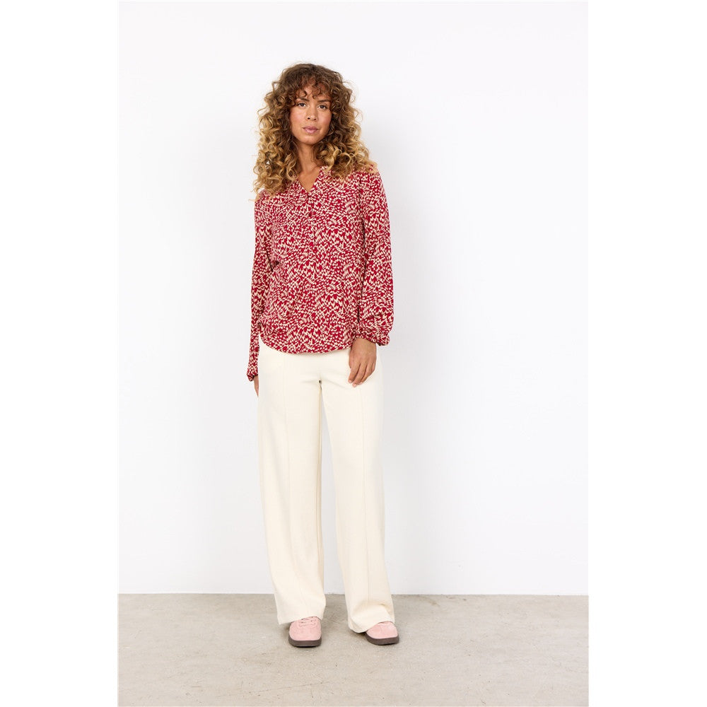 Blouse avec imprimé abstrait