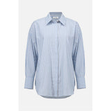 Blouse boxy en Tencel à rayures
