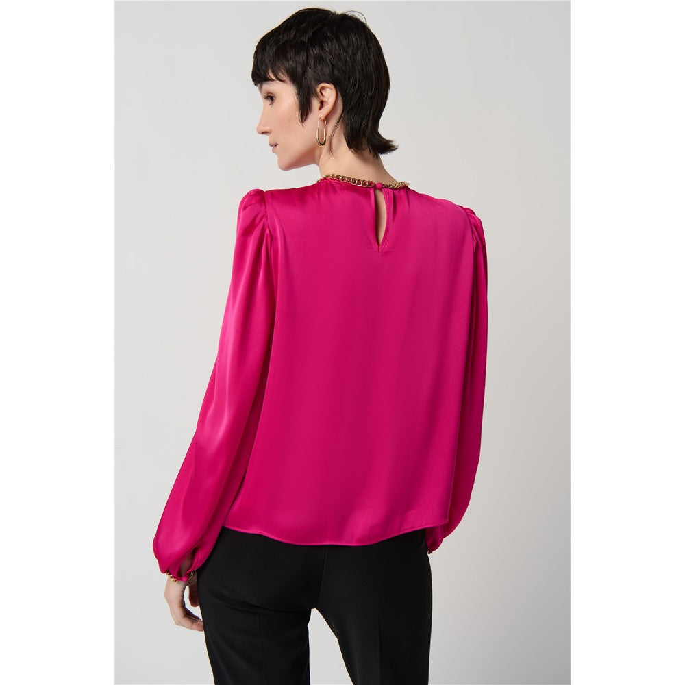 Blouse chaînettes dorées
