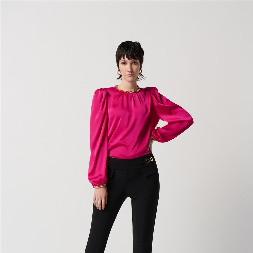 Blouse chaînettes dorées