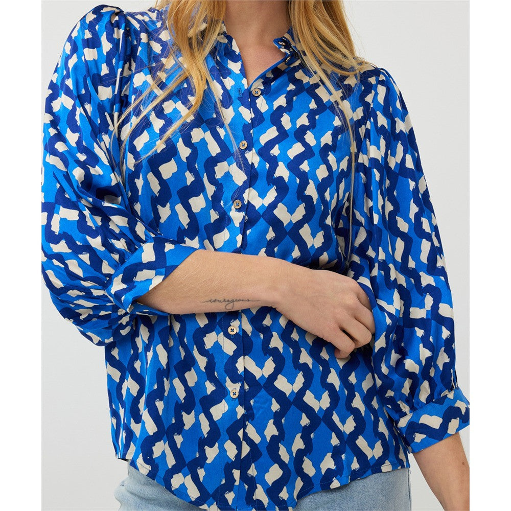 Blouse en satin