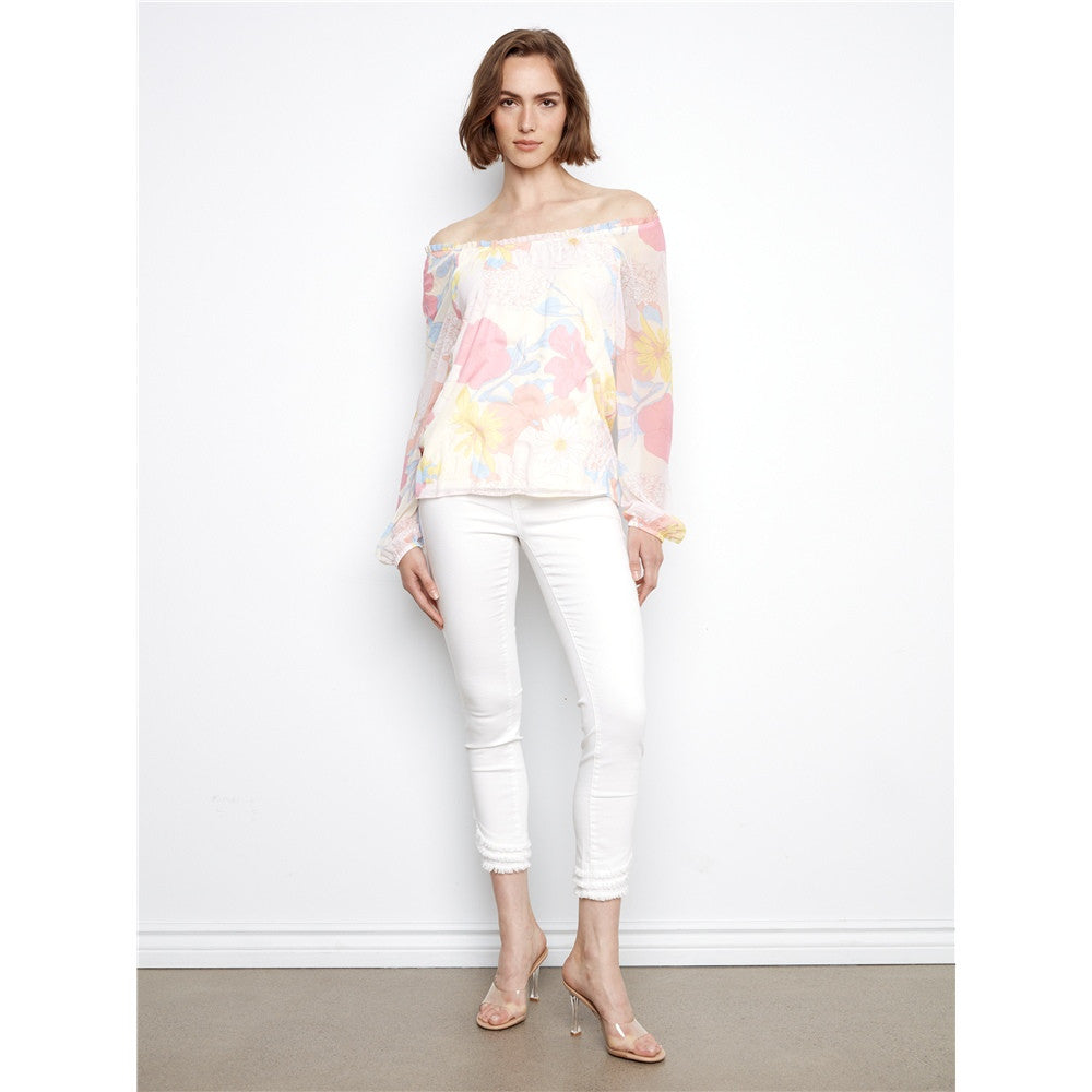 Blouse fluide à imprimé floral