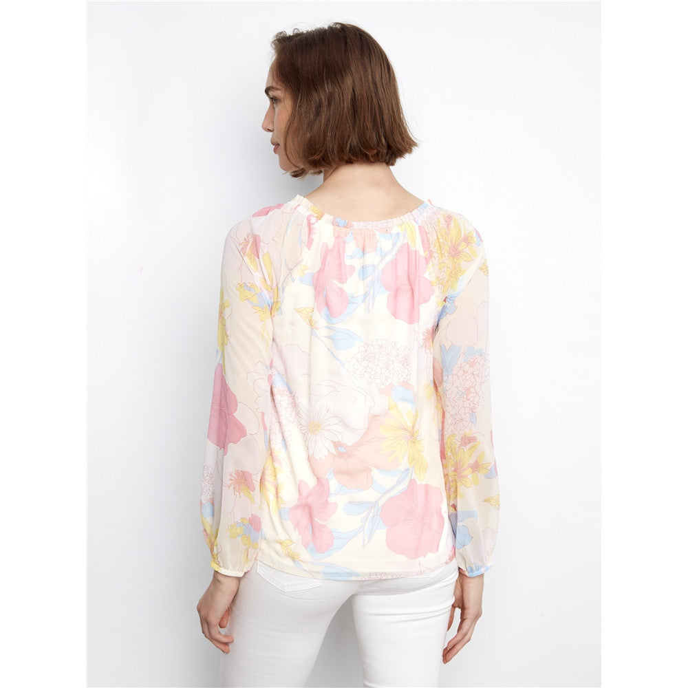 Blouse fluide à imprimé floral
