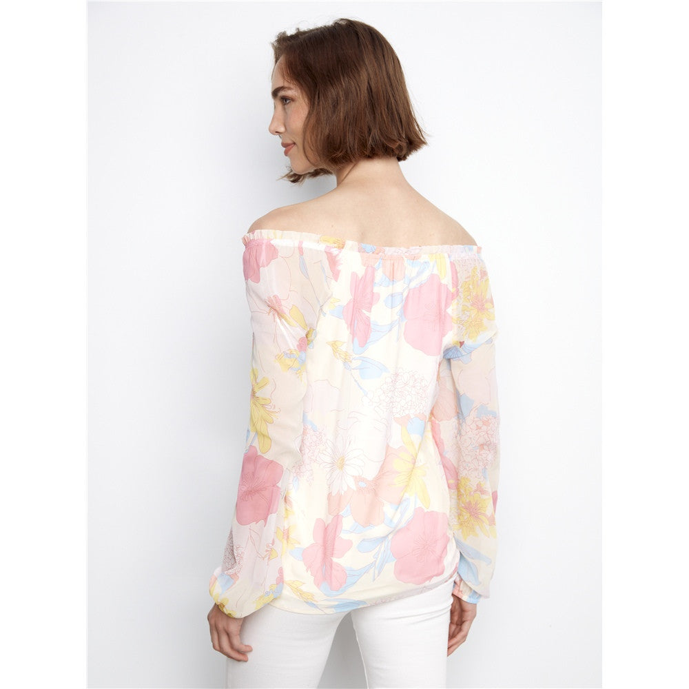 Blouse fluide à imprimé floral