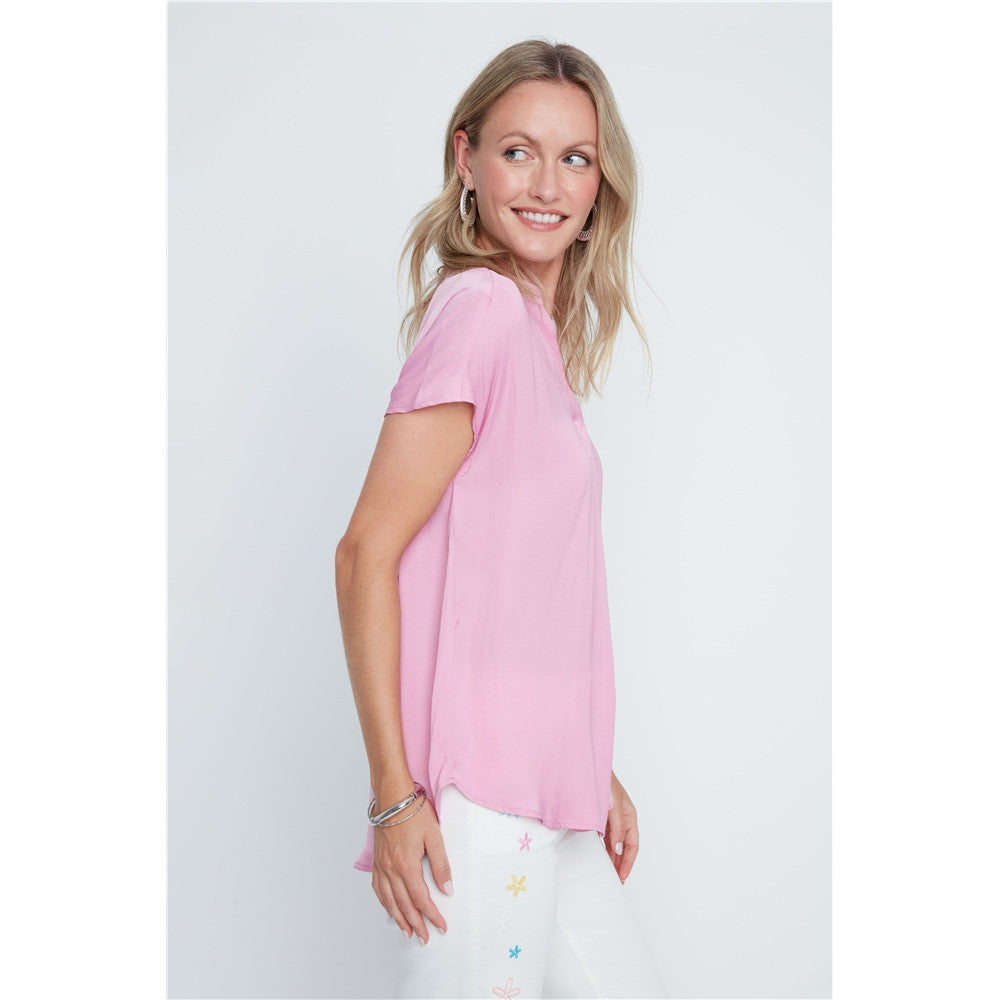 Blouse fluide col fendu