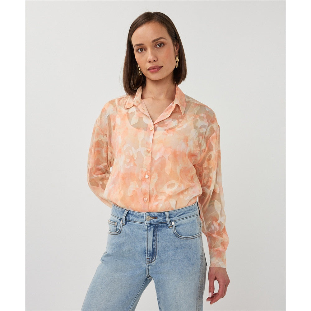 Blouse imprimé artistique - Taille : 4 - Couleur : Multi