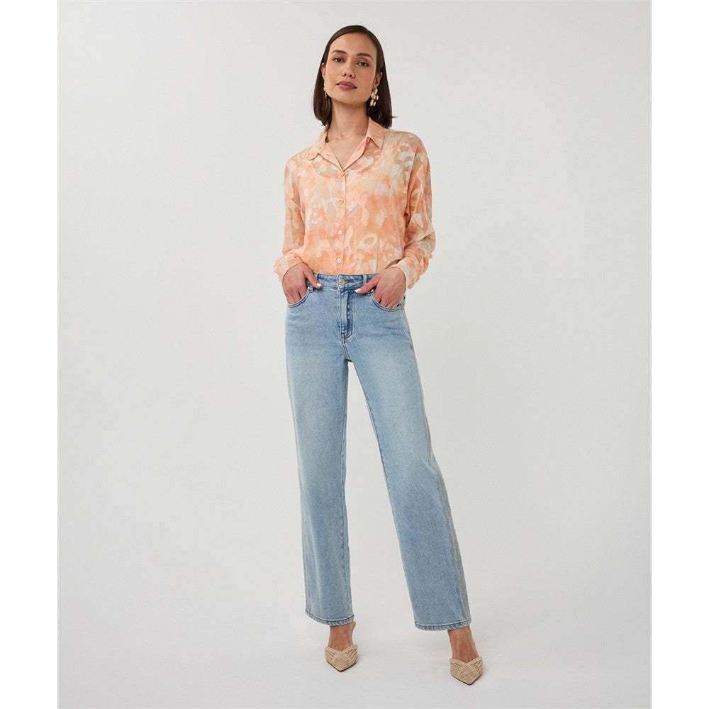 Blouse imprimé artistique