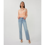 Blouse imprimé artistique