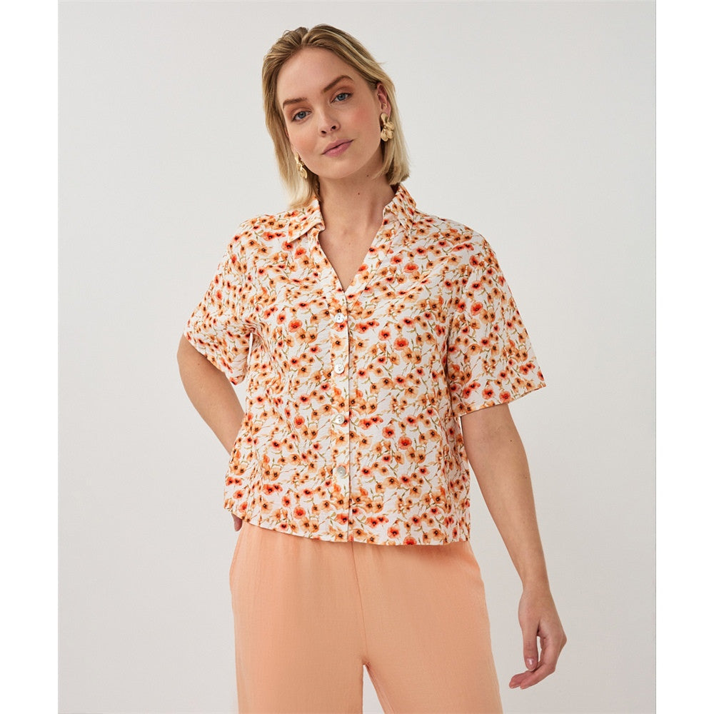 Blouse imprimé floral - Taille : 4 - Couleur : Multi