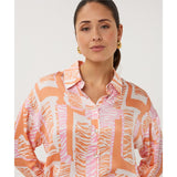 Blouse imprimé graphique