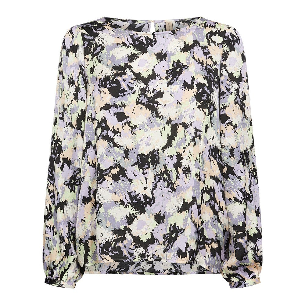 Blouse imprimée - Taille : XSMALL - Couleur : Lilas