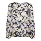 Blouse imprimée - Taille : XSMALL - Couleur : Lilas