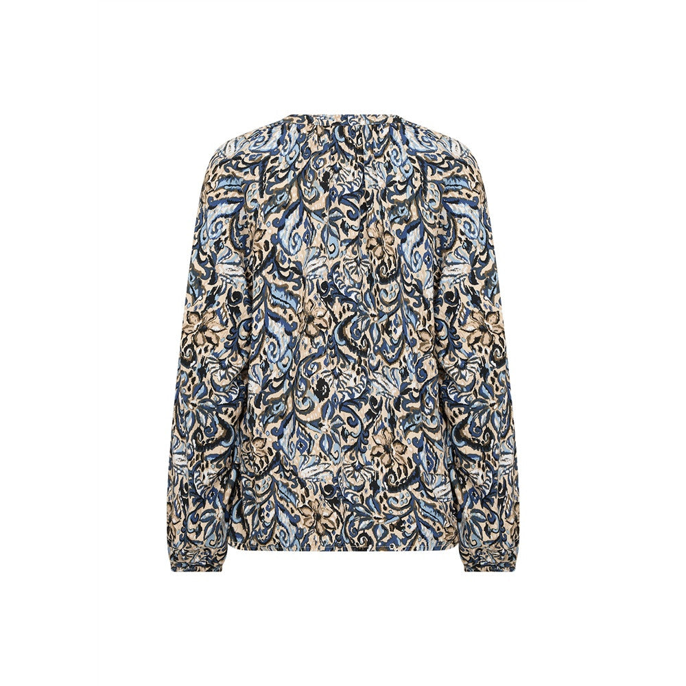 Blouse imprimée col V