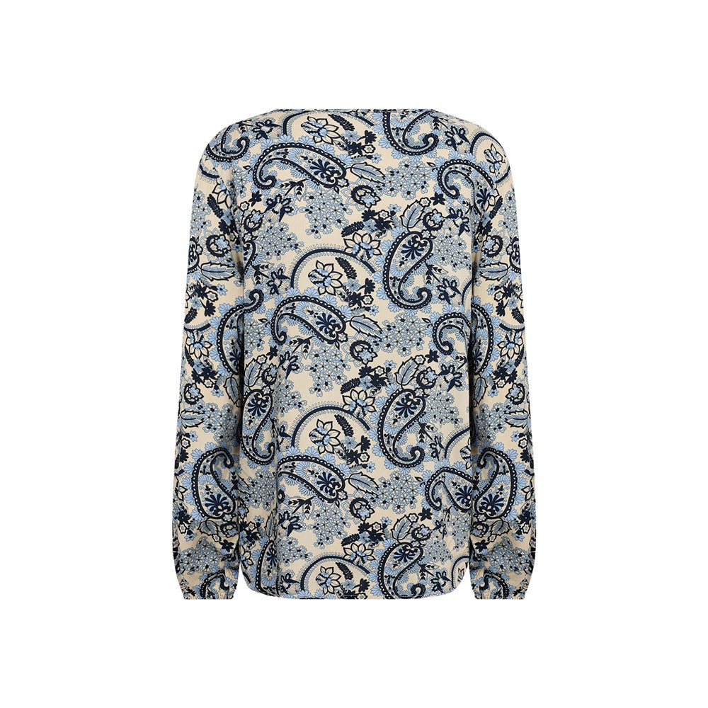 Blouse imprimée col V