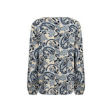 Blouse imprimée col V