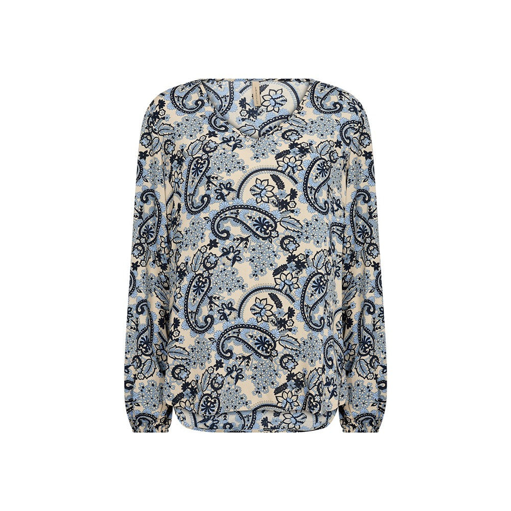 Blouse imprimée col V
