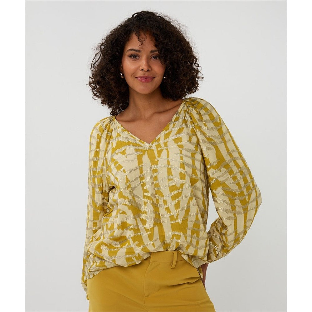 Blouse imprimée motif zèbre