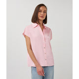 Blouse manches courtes - Taille : 6 - Couleur : Rose pâle