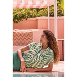 Blouse nouée imprimée
