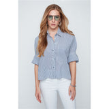 Blouse rayée - Taille : MEDIUM - Couleur : Indigo