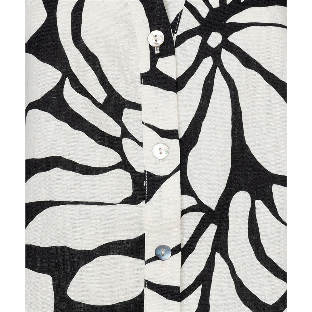 Blouse sans manches imprimée