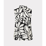 Blouse sans manches imprimée