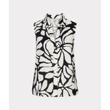 Blouse sans manches imprimée