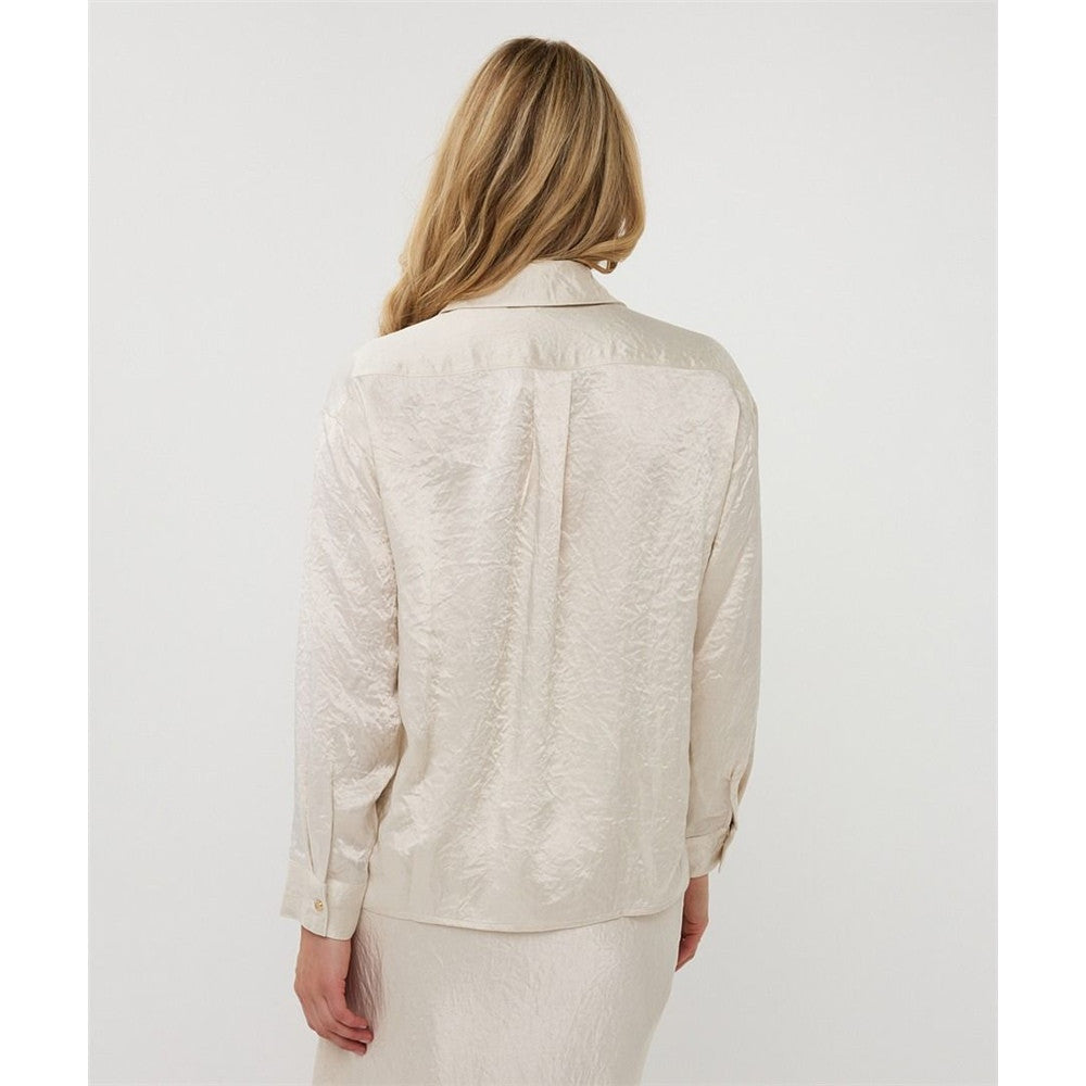 Blouse surdimensionnée col chemisier