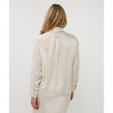 Blouse surdimensionnée col chemisier