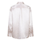 Blouse surdimensionnée col chemisier