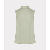 Blouse unie sans manches
