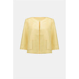 Blouson boxy en scuba faux suède métallisé avec ornements cloutés