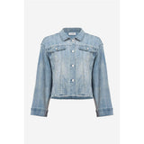 Blouson en denim avec strass