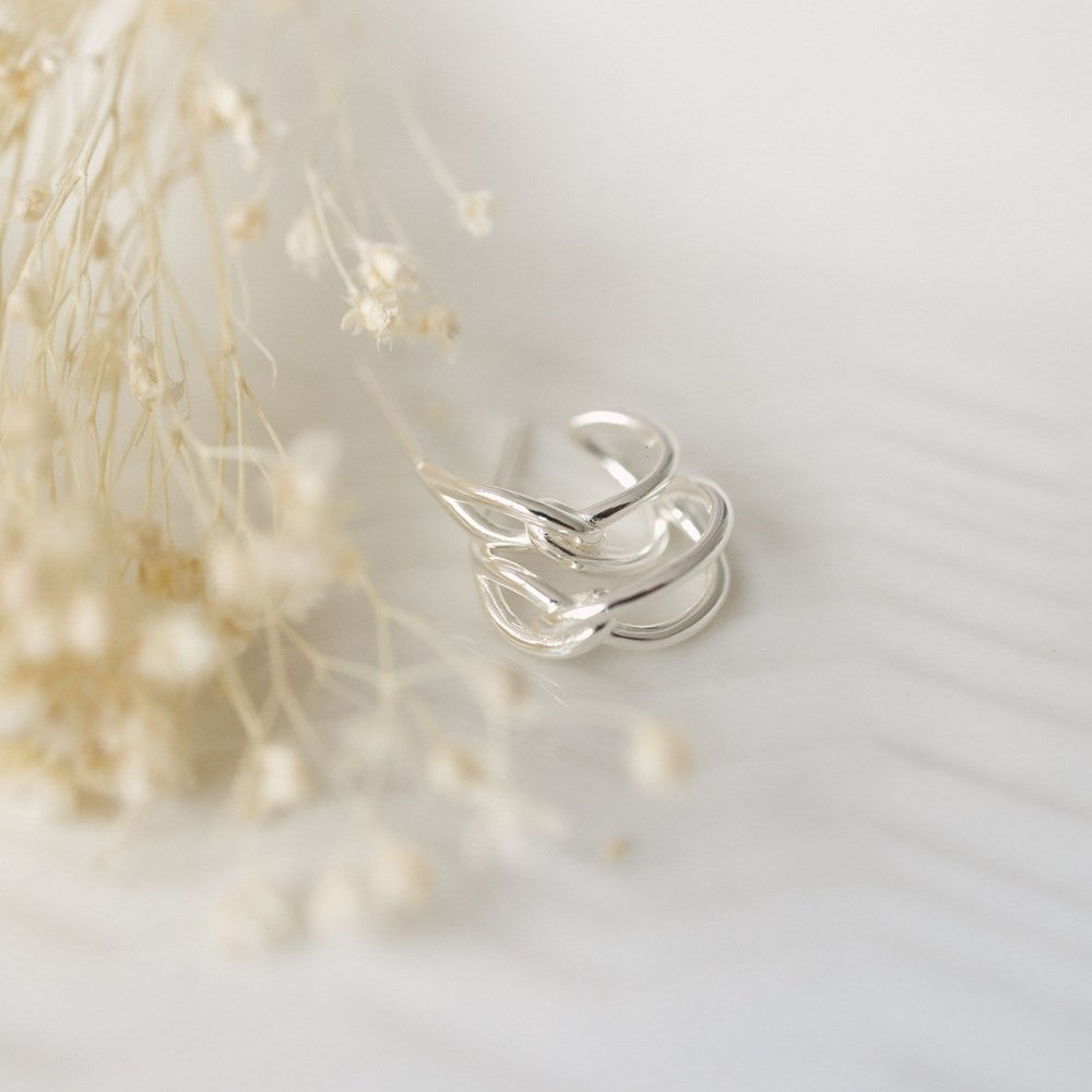 Boucles d'oreilles Reign - Couleur : Argent