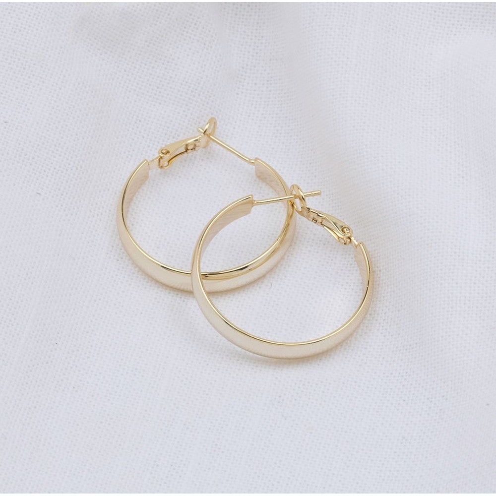 Boucles d'oreilles Velo Hoops - Couleur : Or