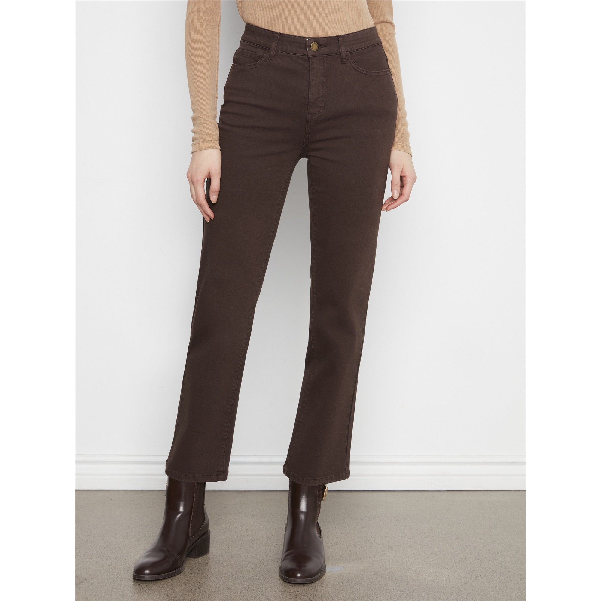 Bronte | Jean jambes droites - Taille : 10 - Couleur : Brun