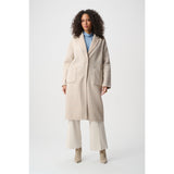 Camélia | Manteau réversible en laine - Taille : XSMALL - Couleur : Avoine