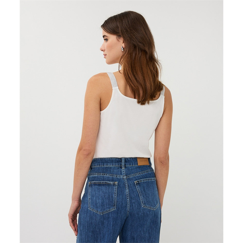 Camisole à bretelles en lurex