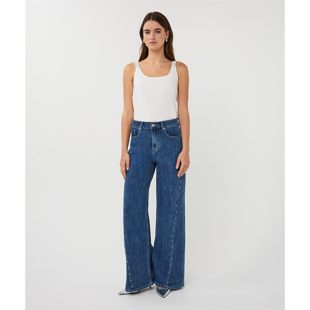 Camisole à bretelles en lurex