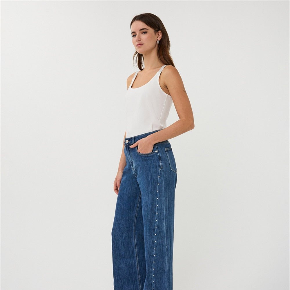 Camisole à bretelles en lurex