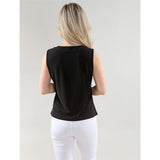 Camisole à col V et détails