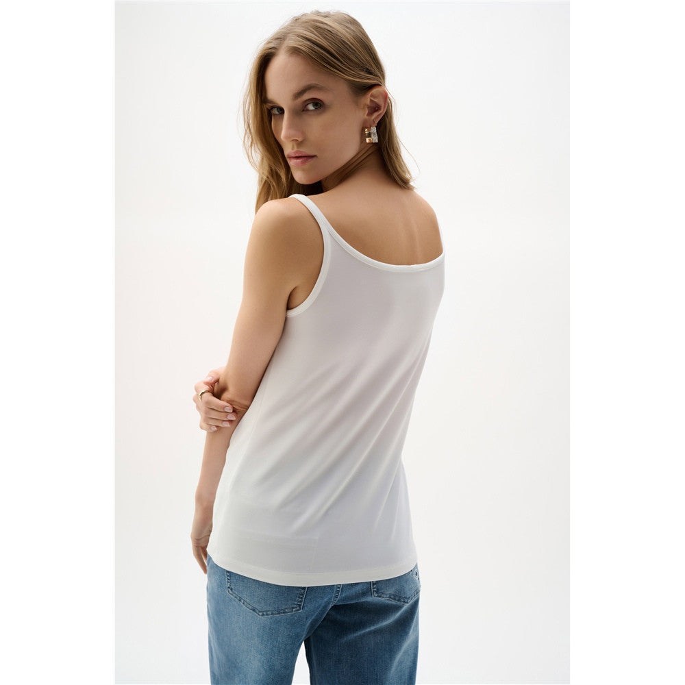 Camisole ajustée en tricot soyeux