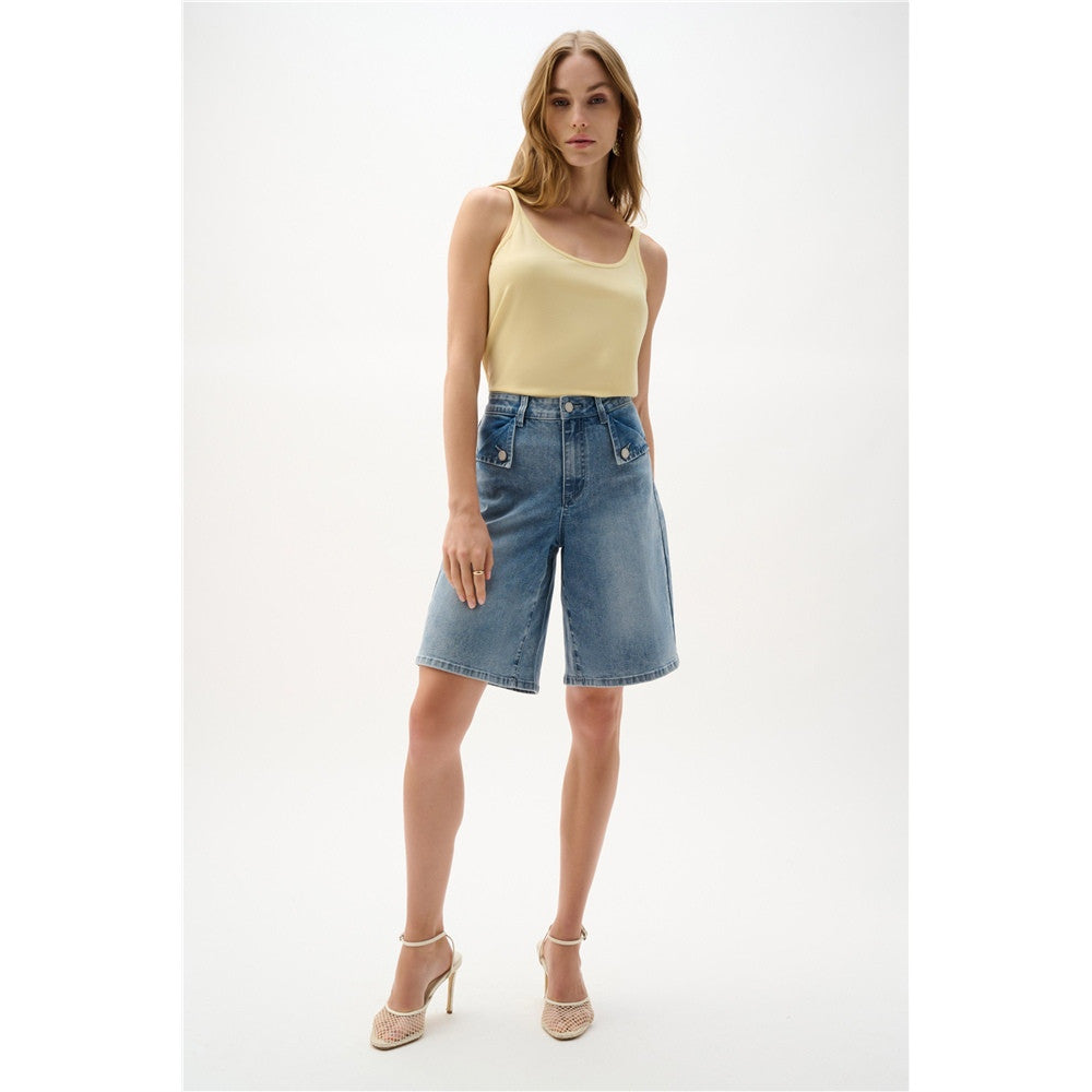 Camisole ajustée en tricot soyeux