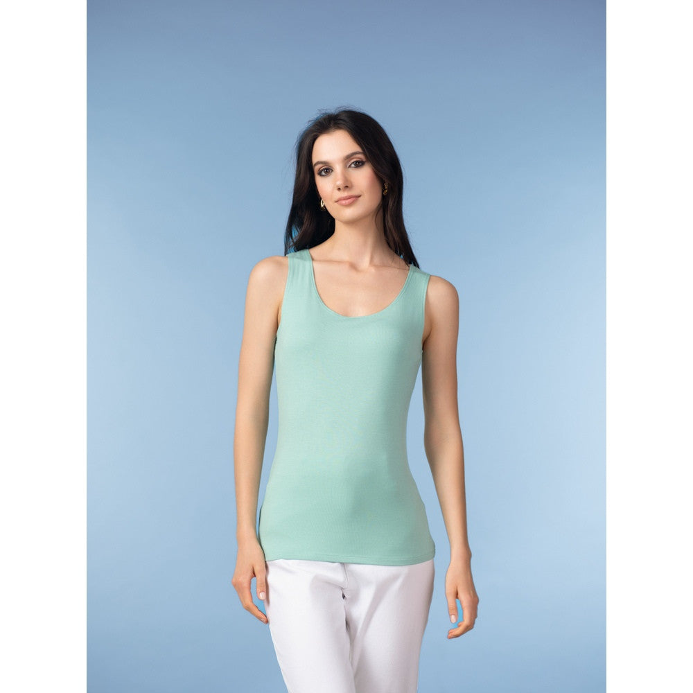 Camisole bretelles larges - Taille : L/XL - Couleur : Sage