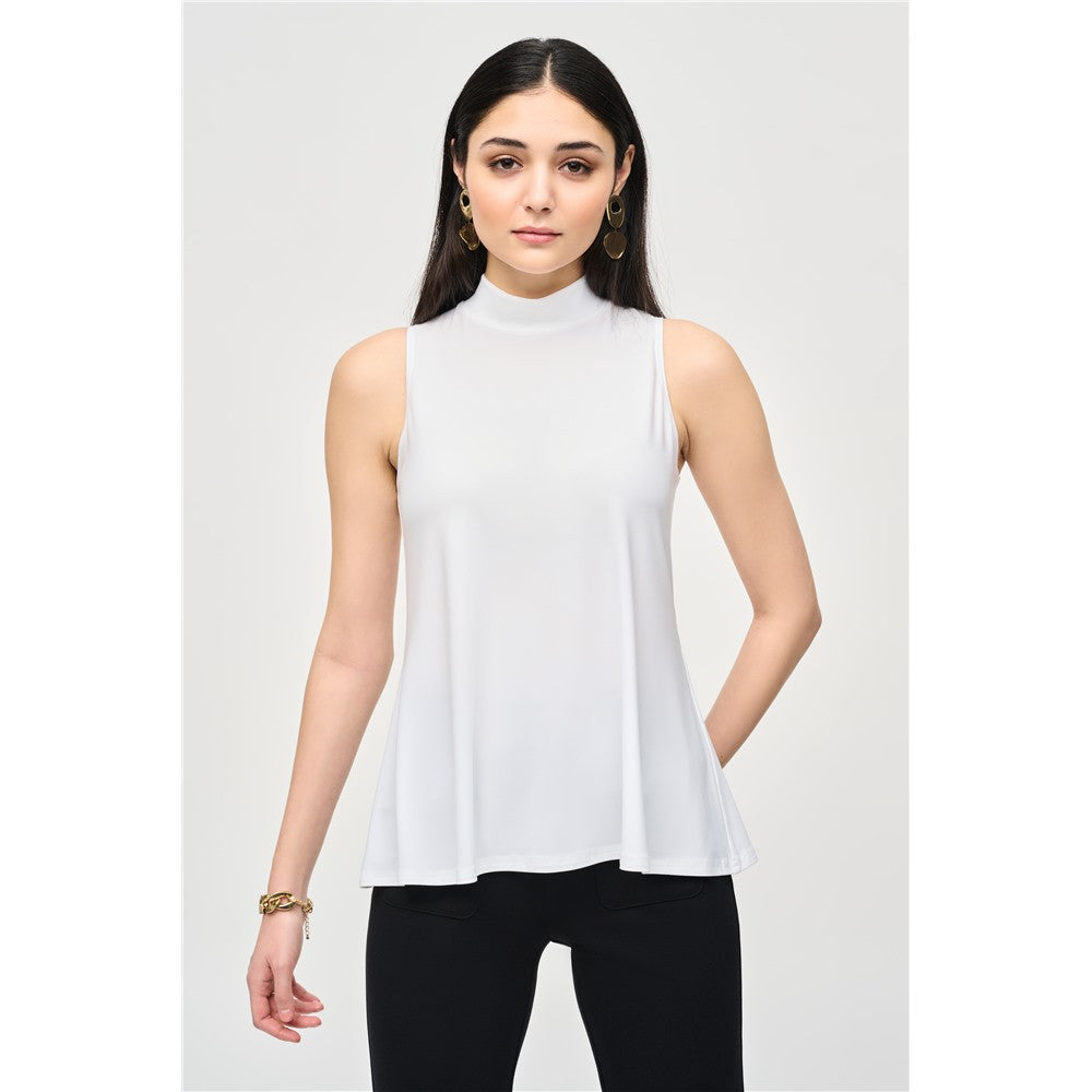 Camisole col montant - Taille : 18 - Couleur : Vanille