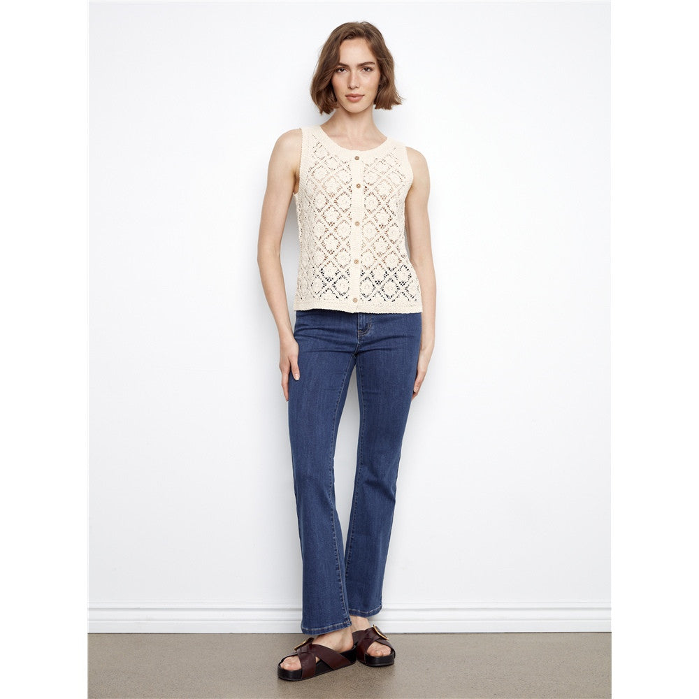 Camisole en crochet ajouré