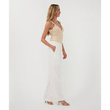 Camisole en maille lumineuse à détail bijou