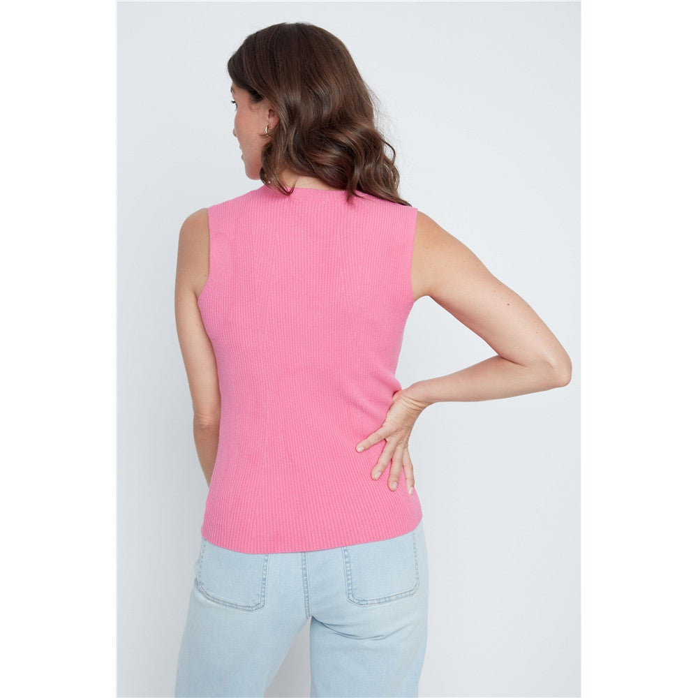 Camisole en tricot côtelé