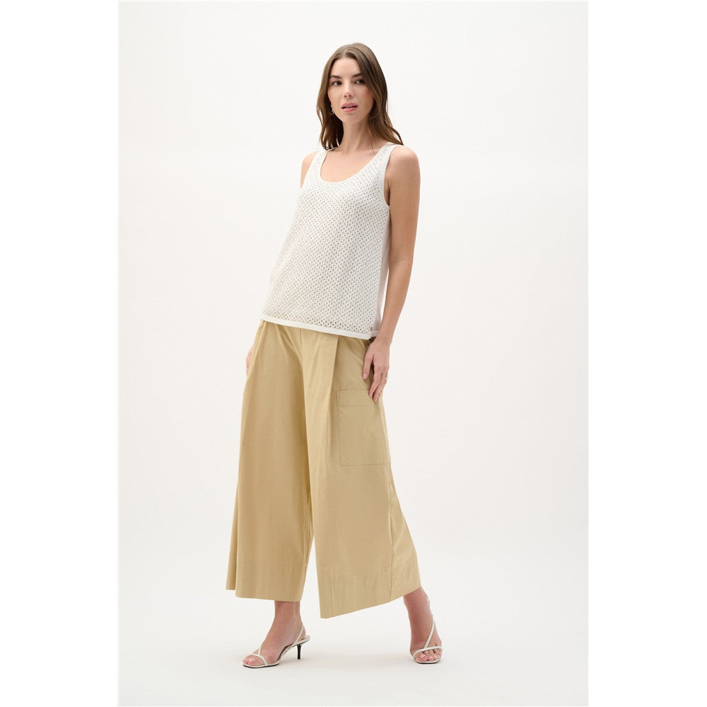 Camisole en tricot ornée