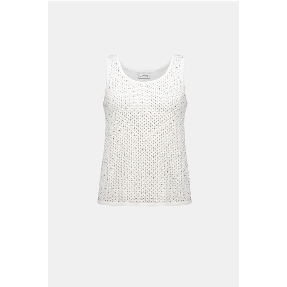 Camisole en tricot ornée
